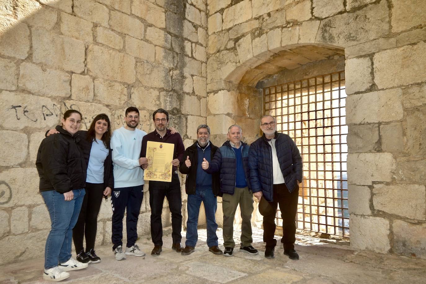Toma de posesión del Castillo de Mula, en imágenes