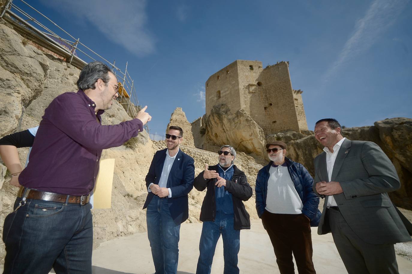 Toma de posesión del Castillo de Mula, en imágenes