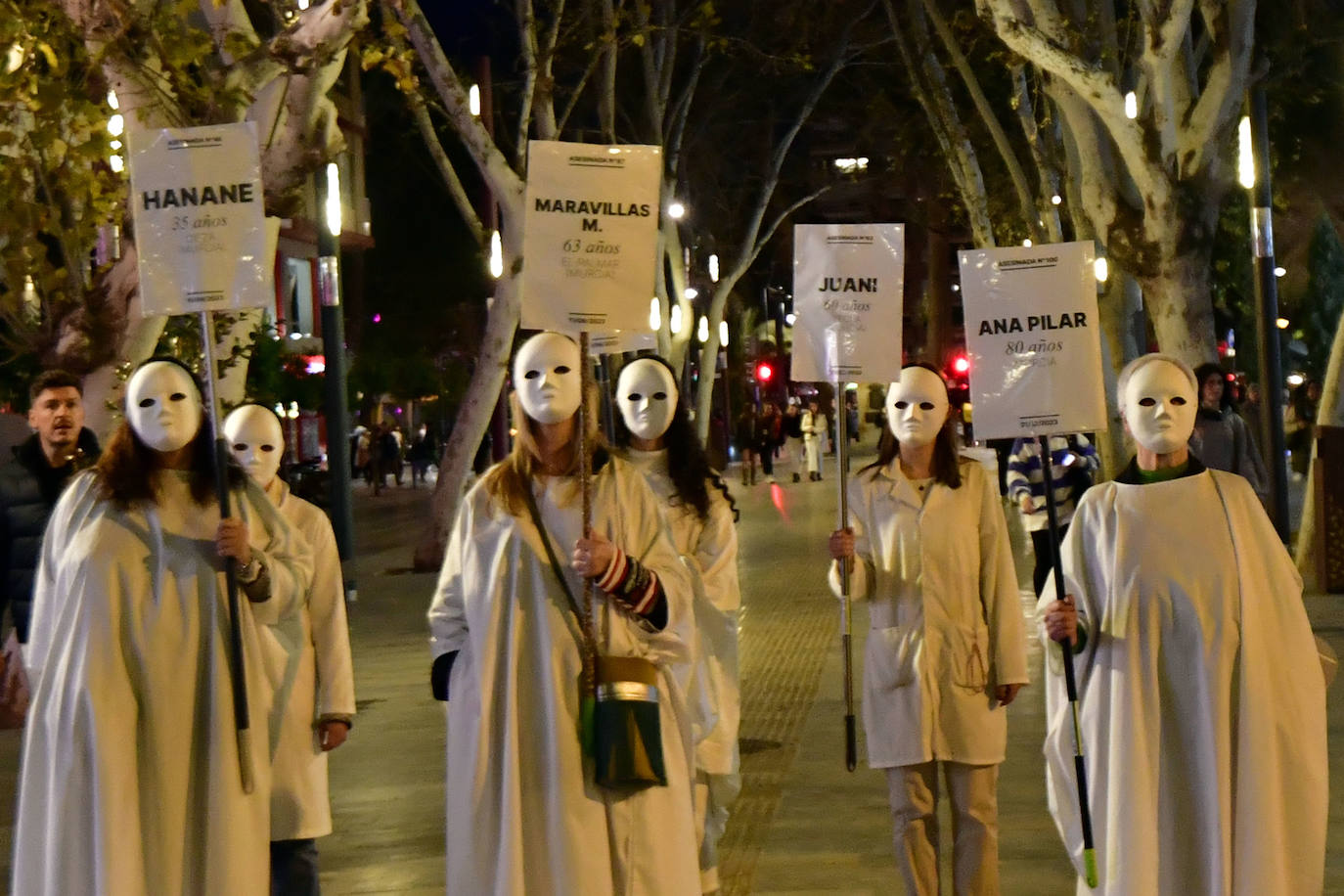 La manifestación del 8M en Murcia, en imágenes