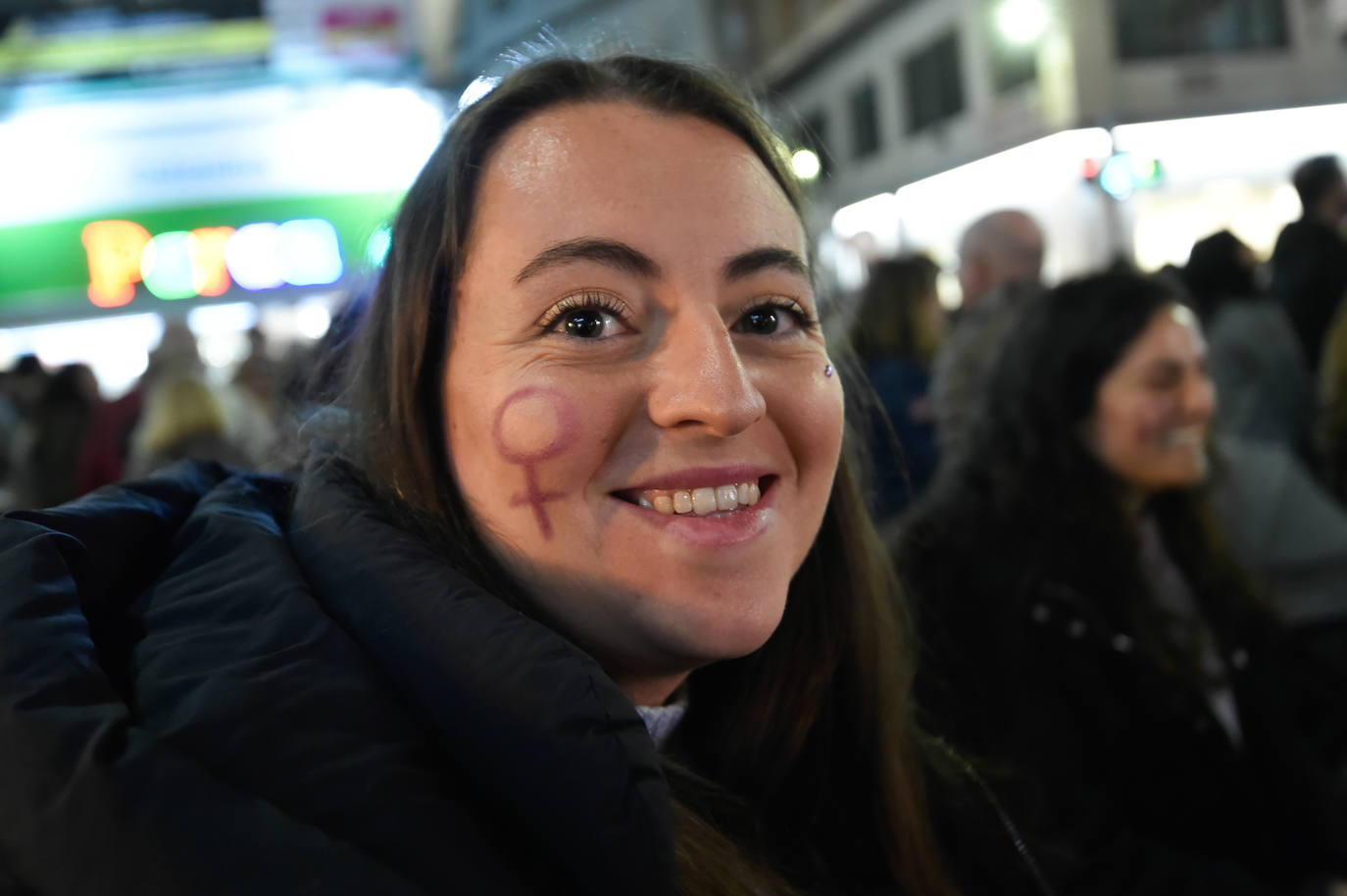 La manifestación del 8M en Murcia, en imágenes