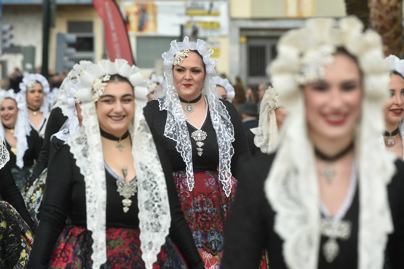 Las imágenes de la mascletá en la Circular de Murcia