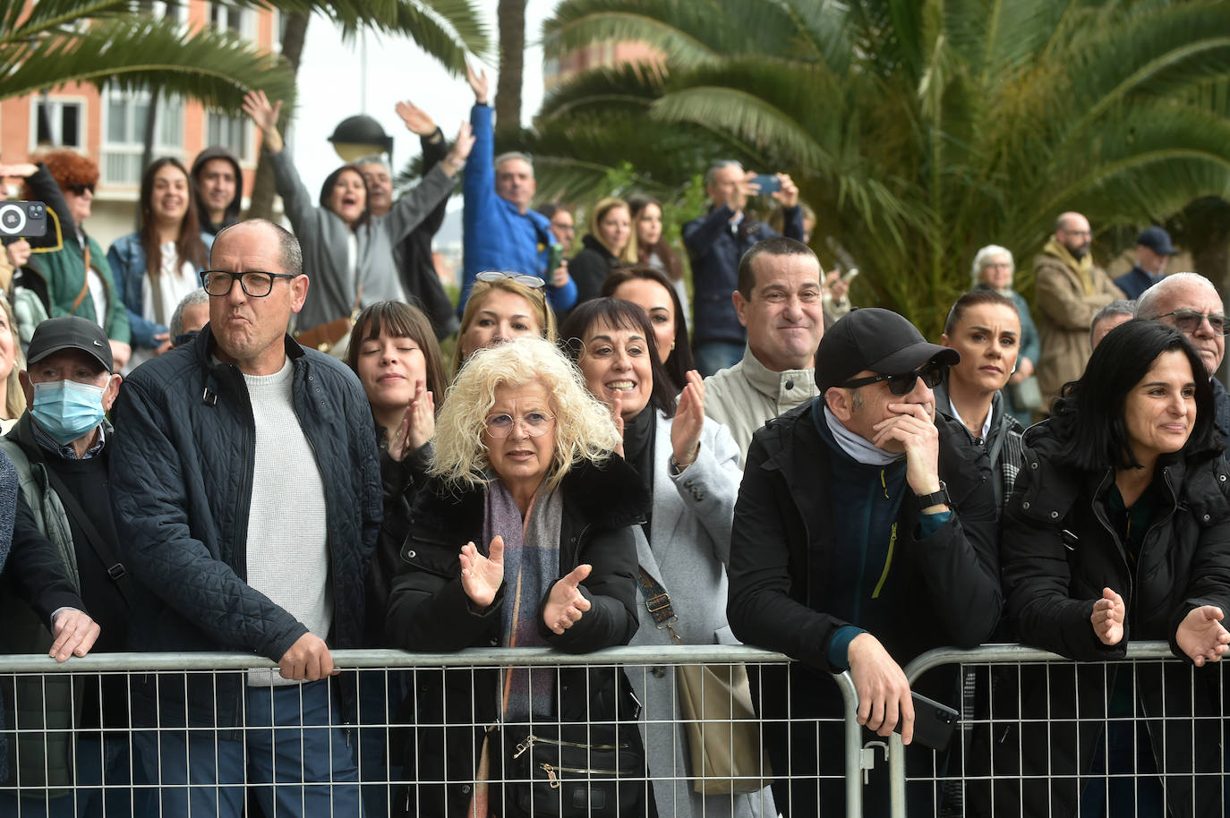 Las imágenes de la mascletá en la Circular de Murcia