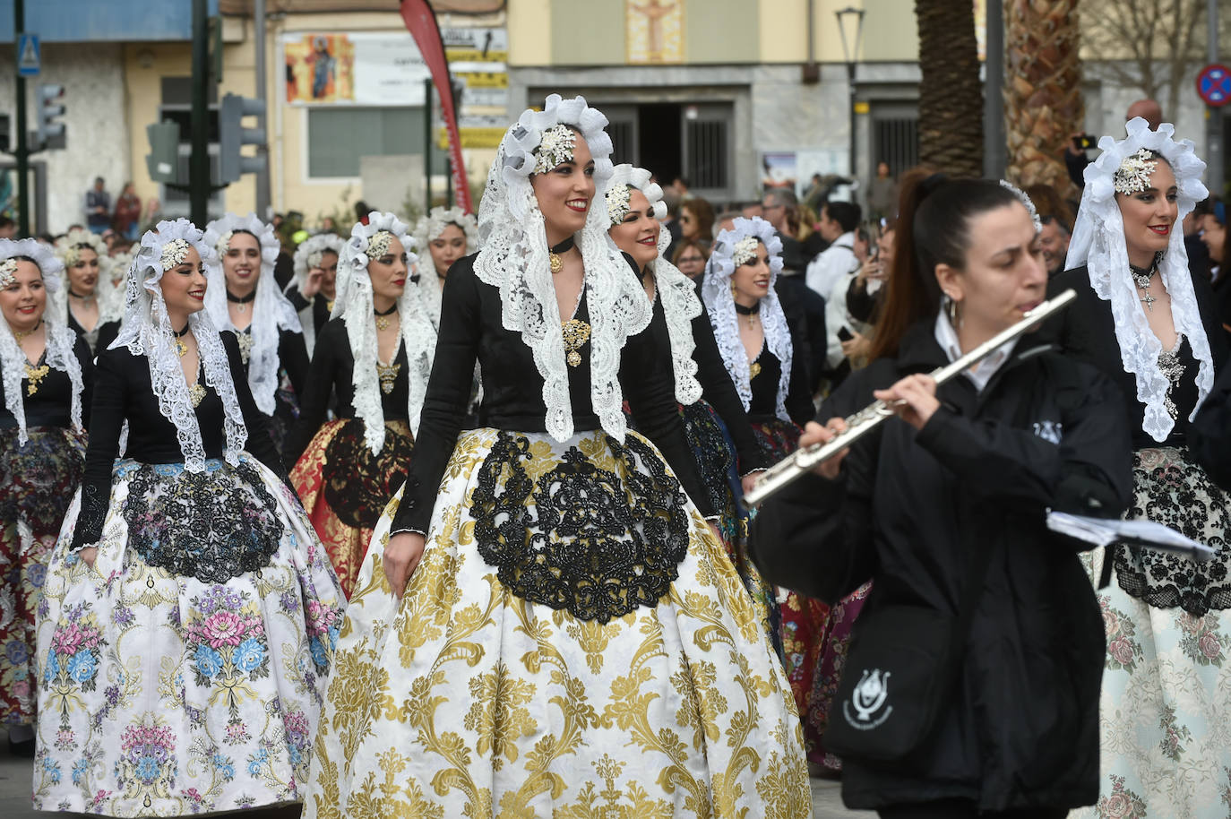 Las imágenes de la mascletá en la Circular de Murcia