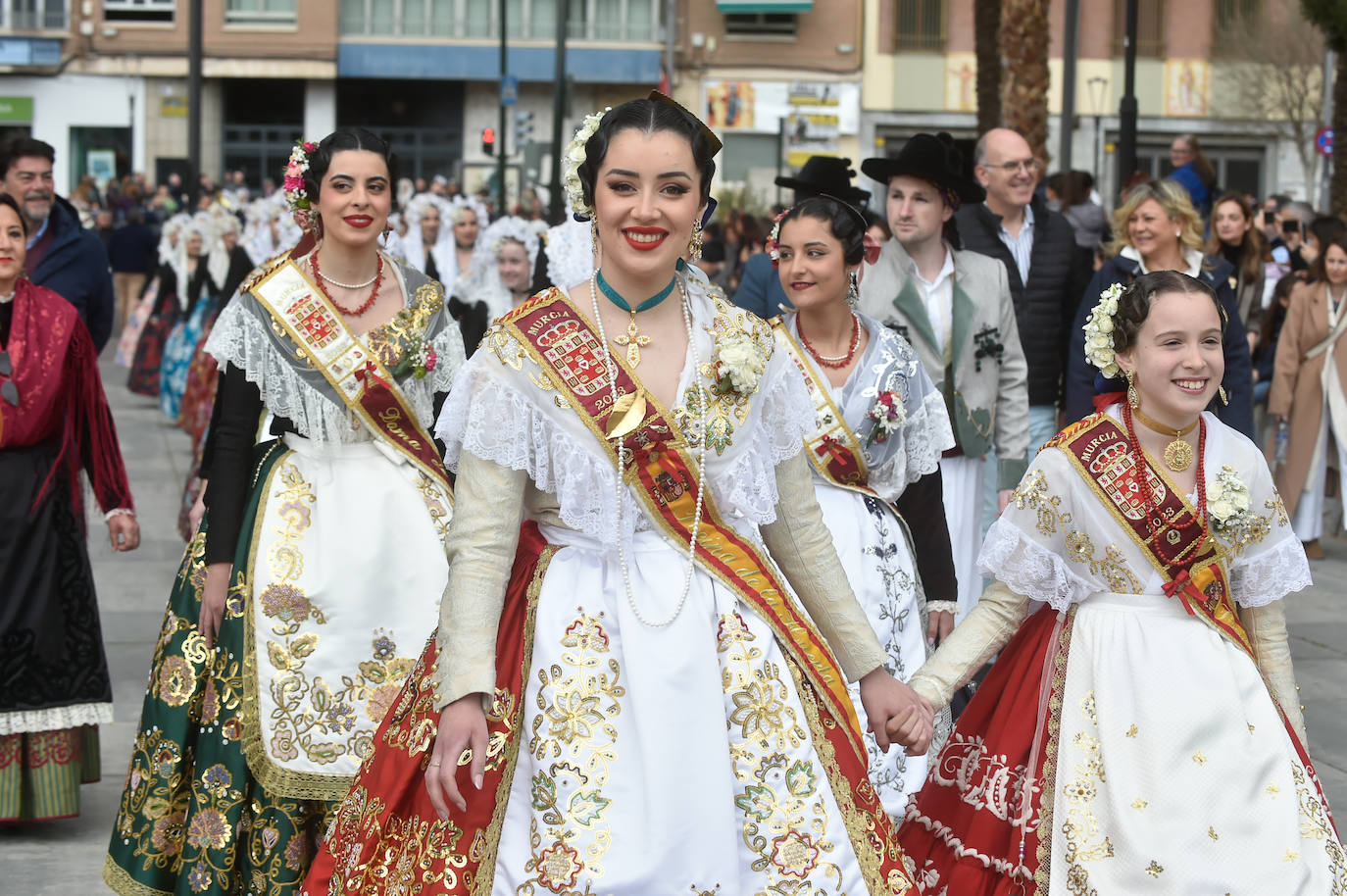 Las imágenes de la mascletá en la Circular de Murcia