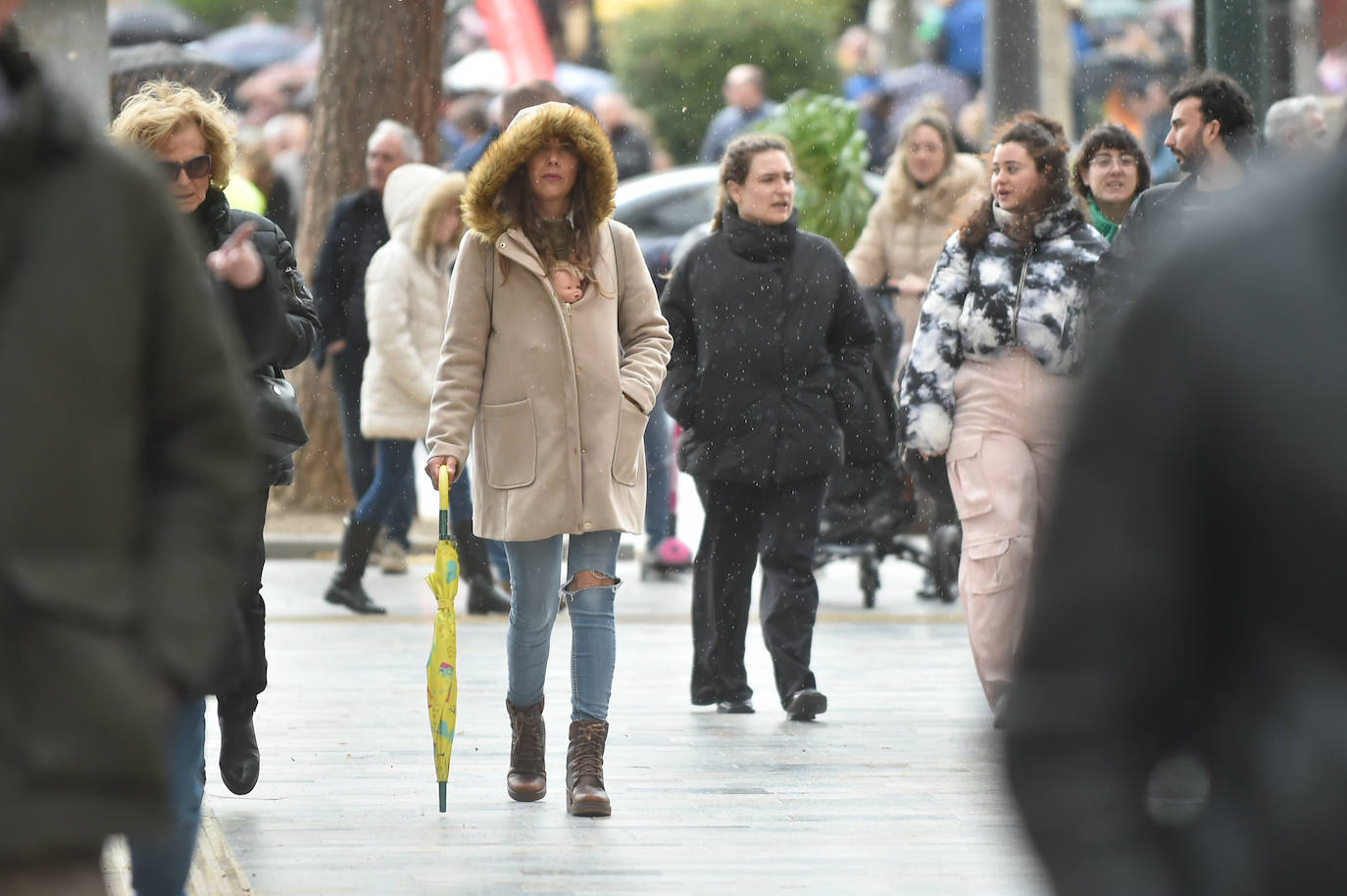 Las imágenes de la mascletá en la Circular de Murcia