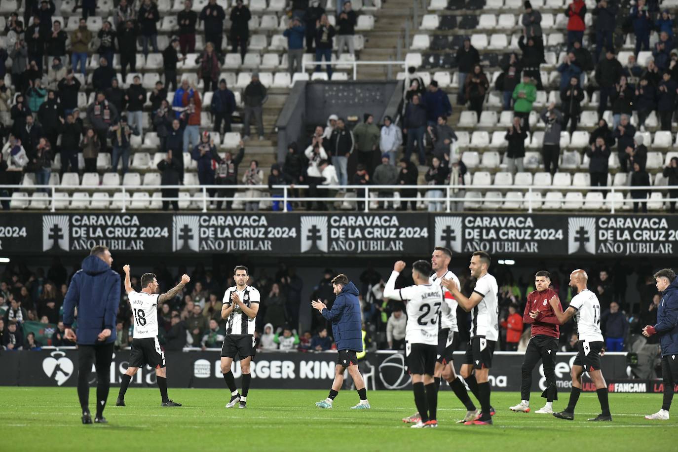 La victoria del Cartagena frente al Racing Ferrol, en imágenes