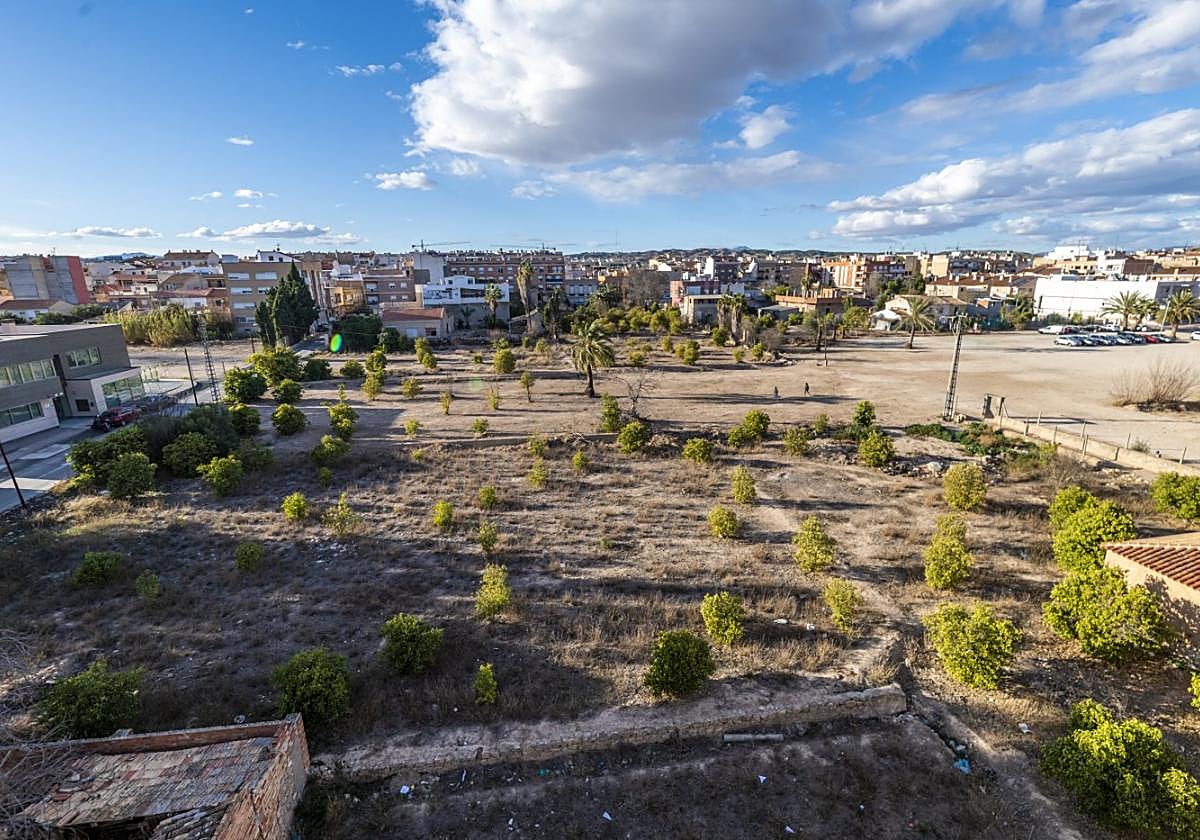 Finca que ya ha pasado el proceso de reparcelación y será urbanizada a lo largo de este año.