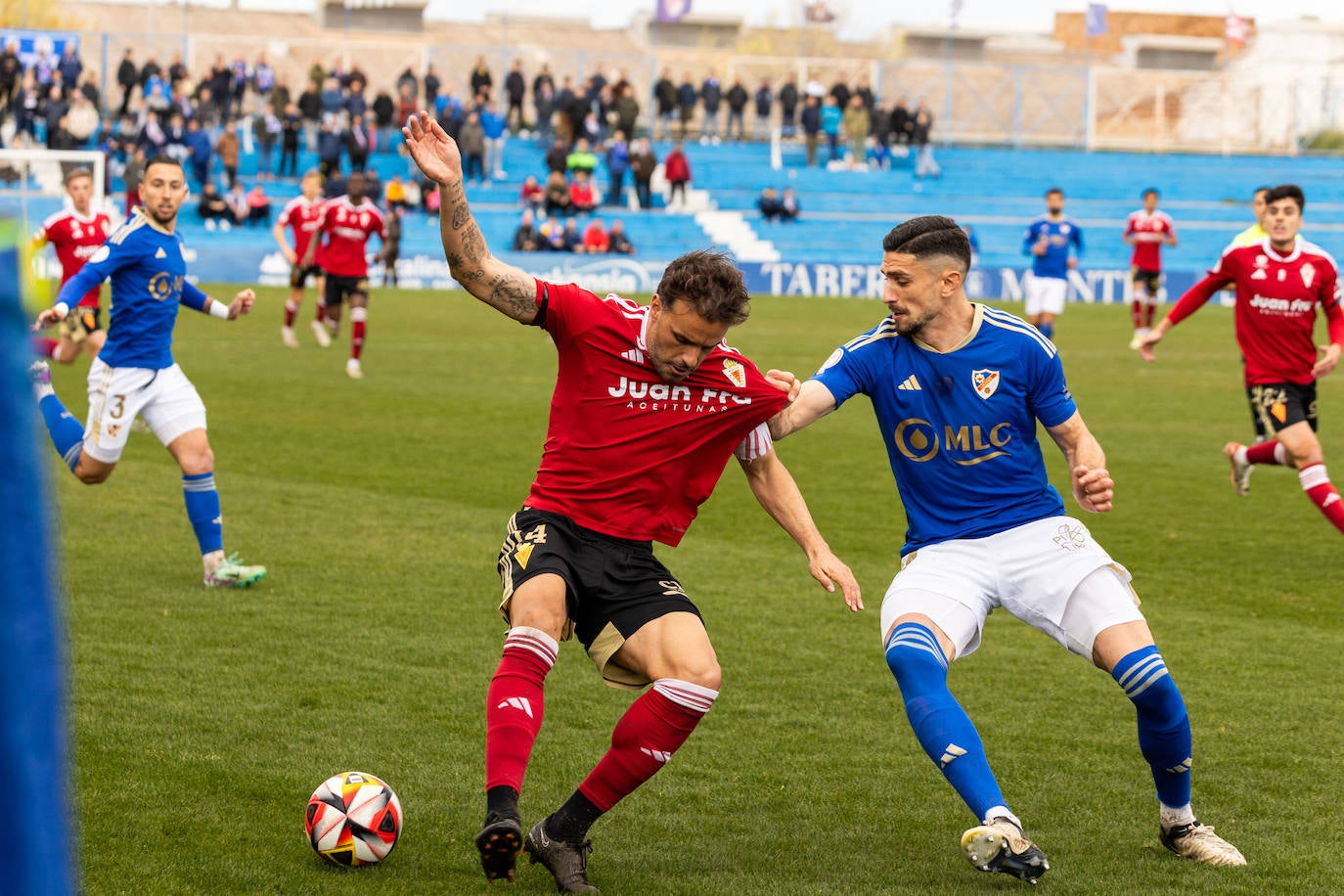 La derrota del Real Murcia frente al Linares Deportivo, en imágenes