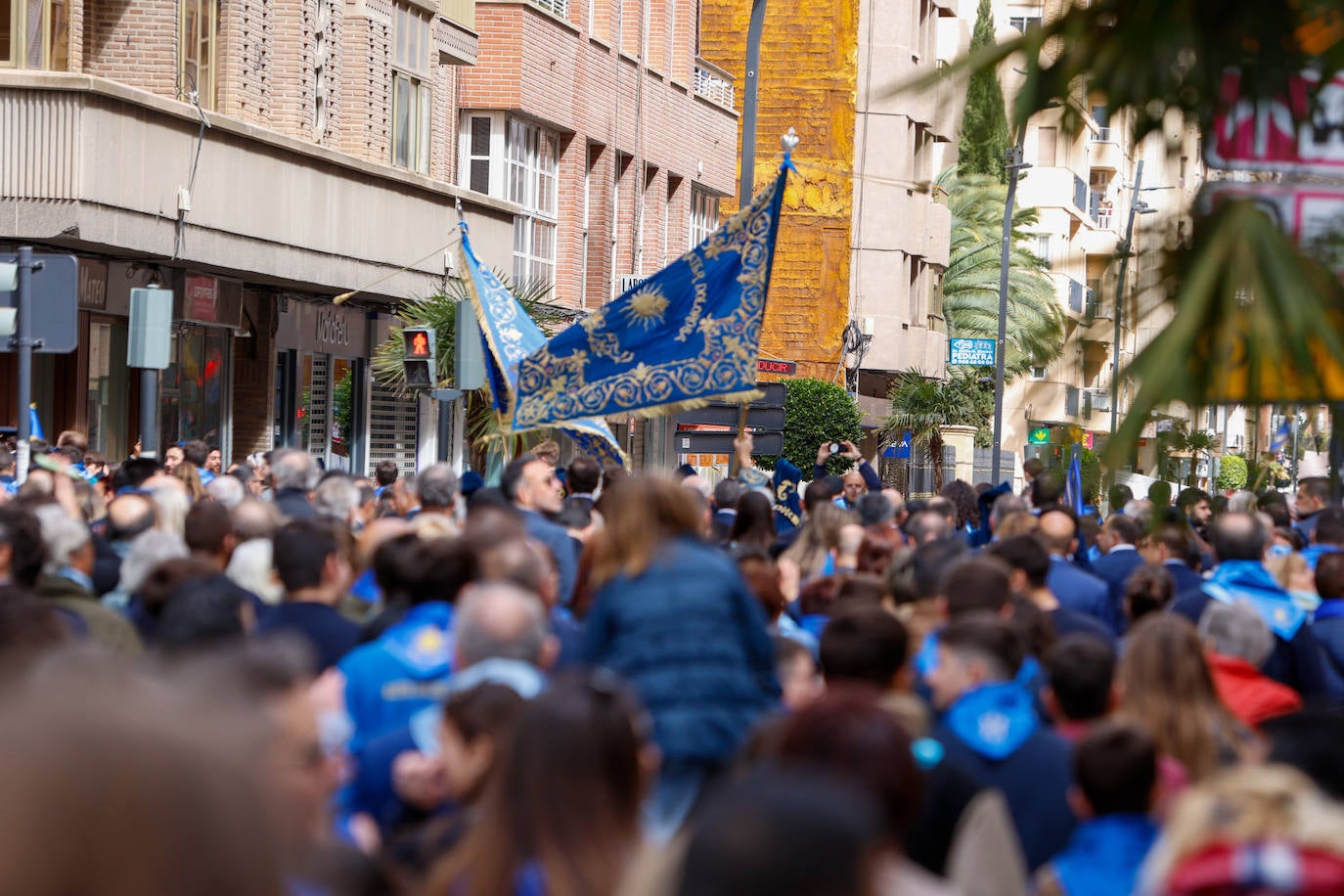 Azules y blancos proclaman su participación en las procesiones de Lorca