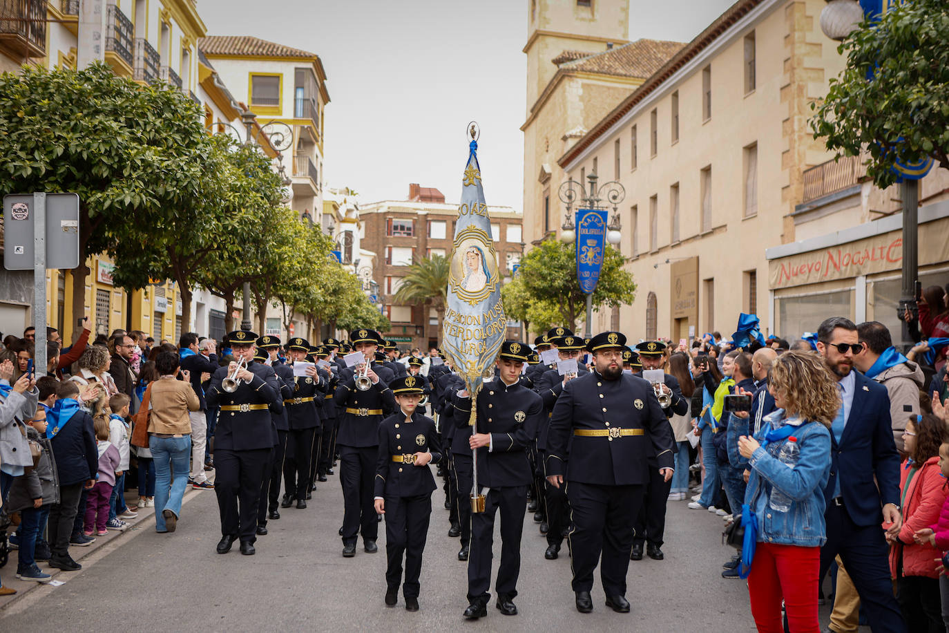 Azules y blancos proclaman su participación en las procesiones de Lorca
