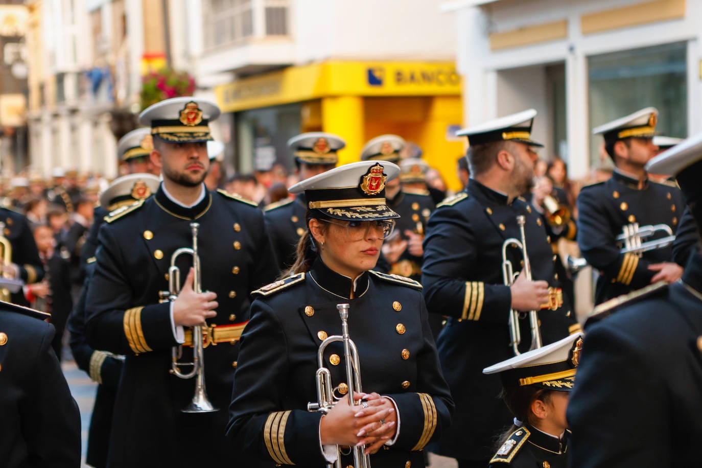 Azules y blancos proclaman su participación en las procesiones de Lorca