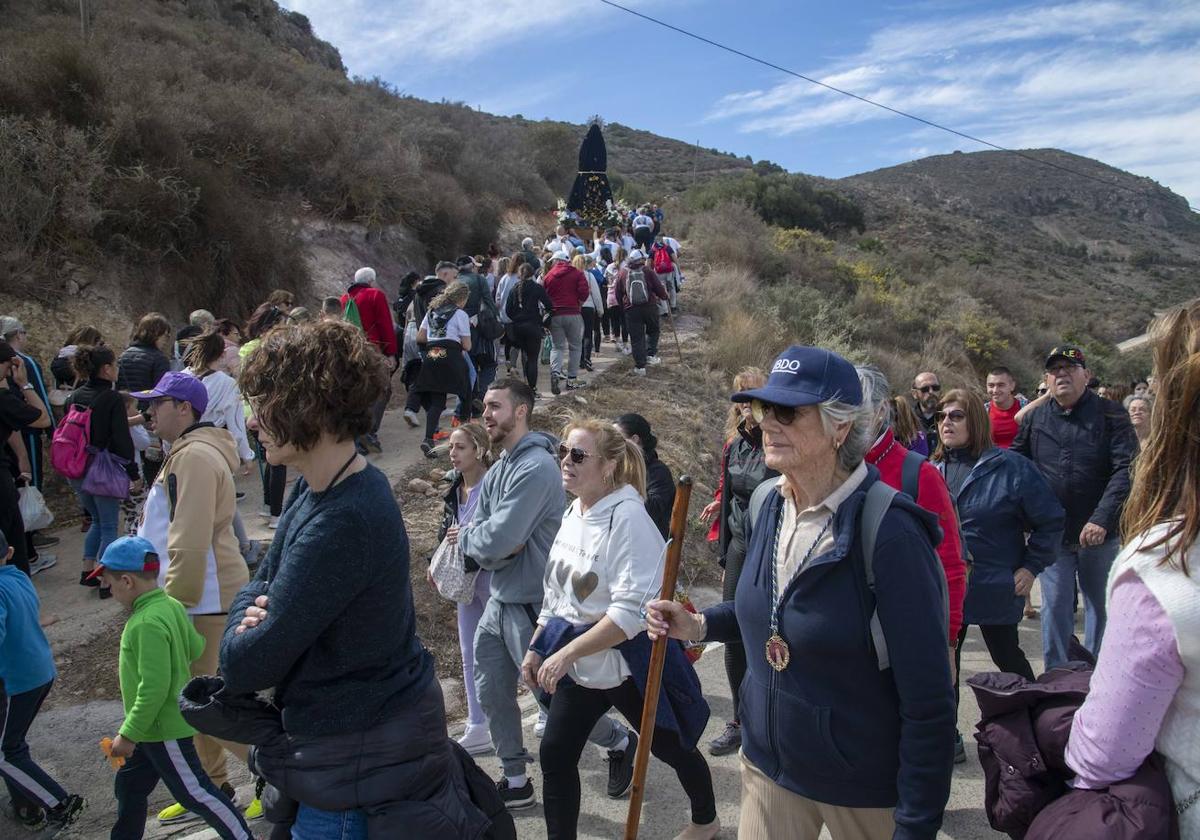 Las imágenes de la Romería de la Soledad del Calvario en Cartagena