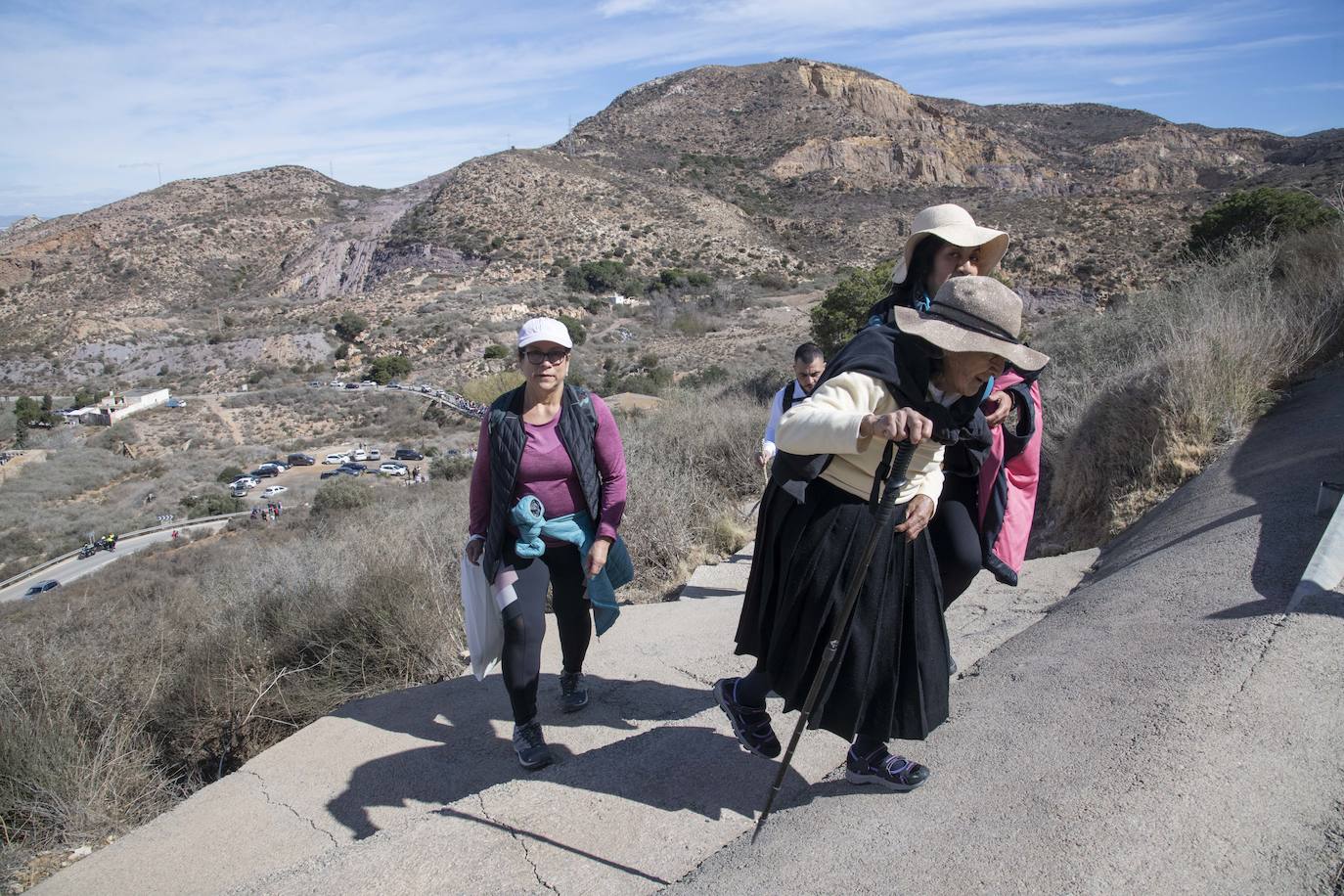 Las imágenes de la Romería de la Soledad del Calvario en Cartagena