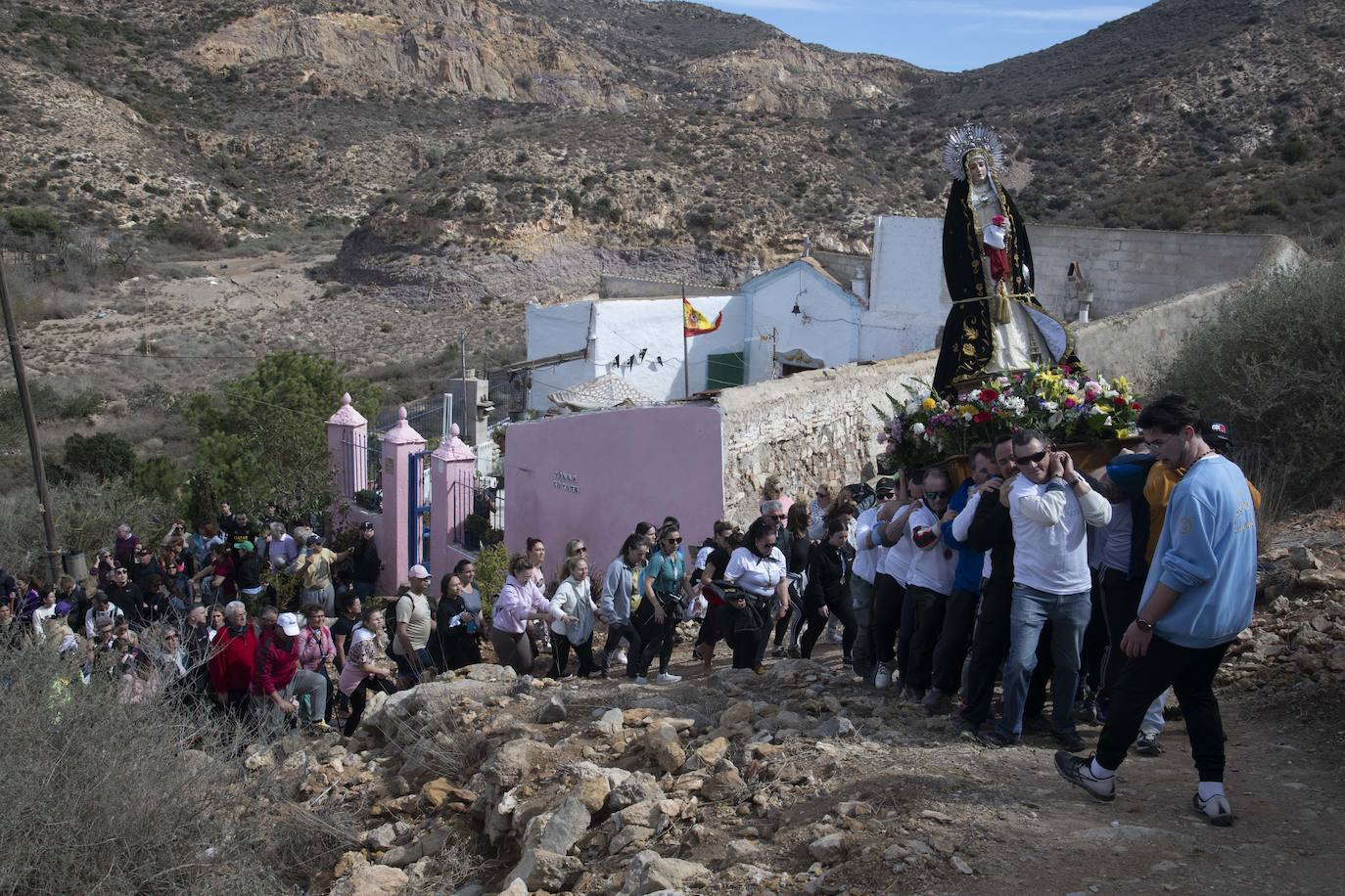 Las imágenes de la Romería de la Soledad del Calvario en Cartagena