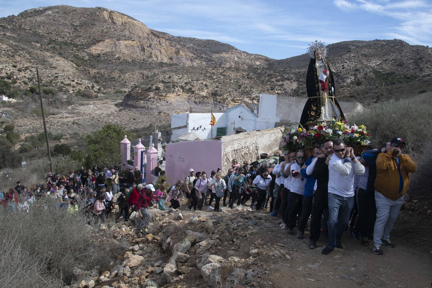 Las imágenes de la Romería de la Soledad del Calvario en Cartagena