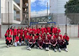 Parada del 'For Fun' en el colegio de La Arboleja.