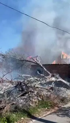 Incendio en Los Garres