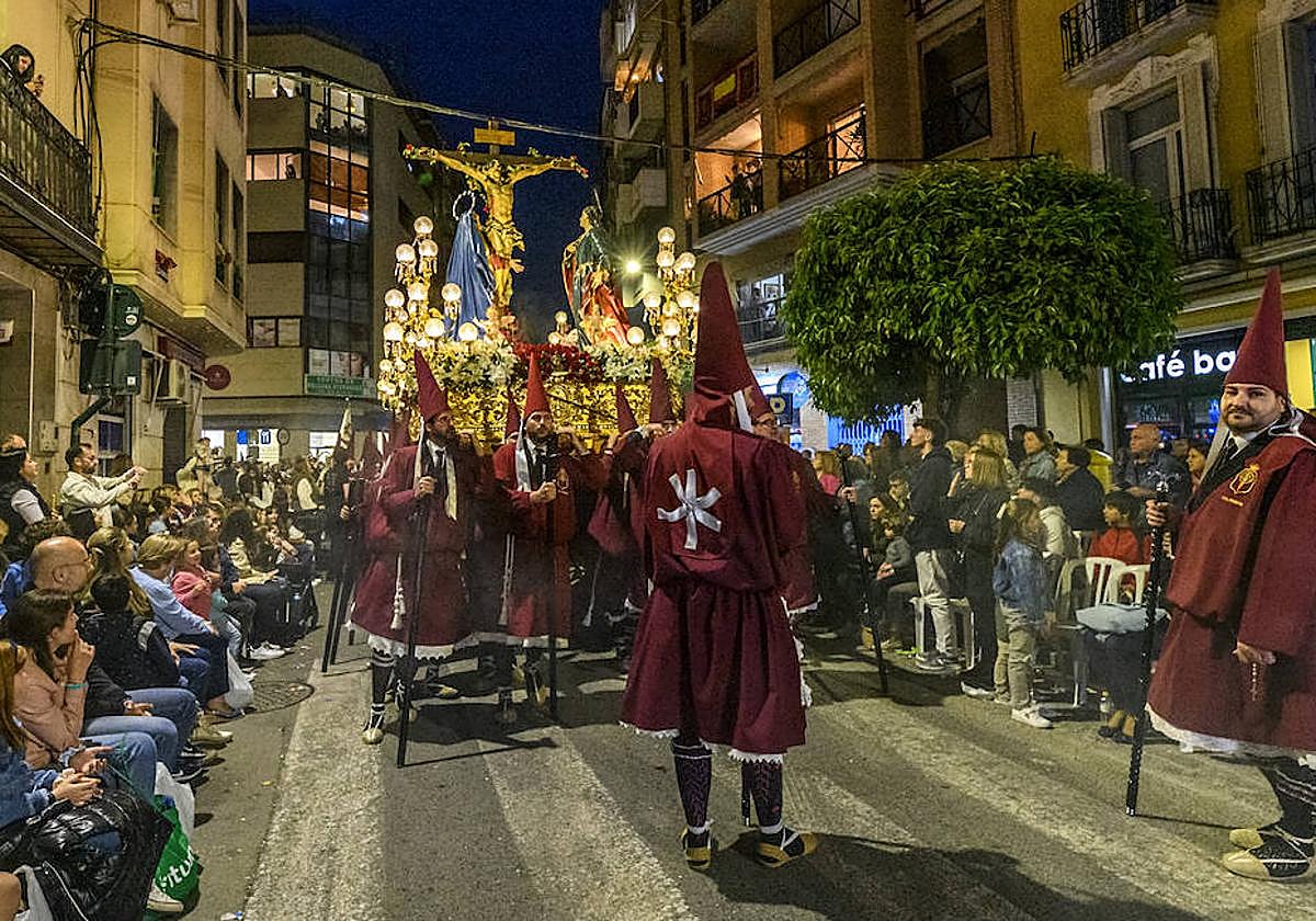 Imagen de archivo de la procesión de Lunes Santo en Murcia.