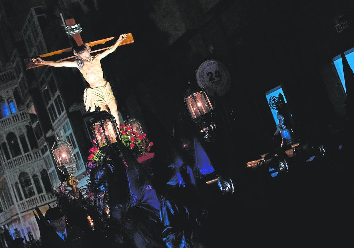 Procesión del Silencio el Jueves Santo de 2023.