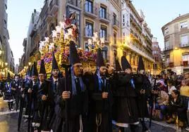 Procesión del Viernes Santo de 2023, en Murcia.