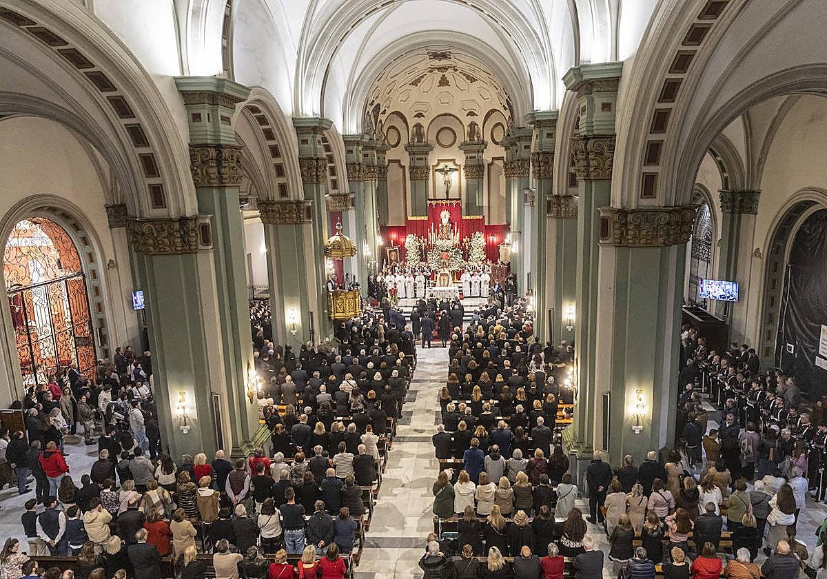 Las imágenes de la Salve Grande a la Virgen del Primer Dolor en Cartagena