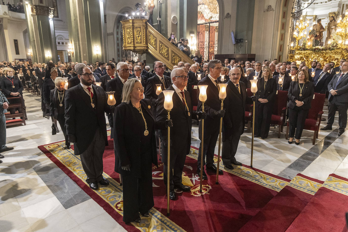 Las imágenes de la Salve Grande a la Virgen del Primer Dolor en Cartagena