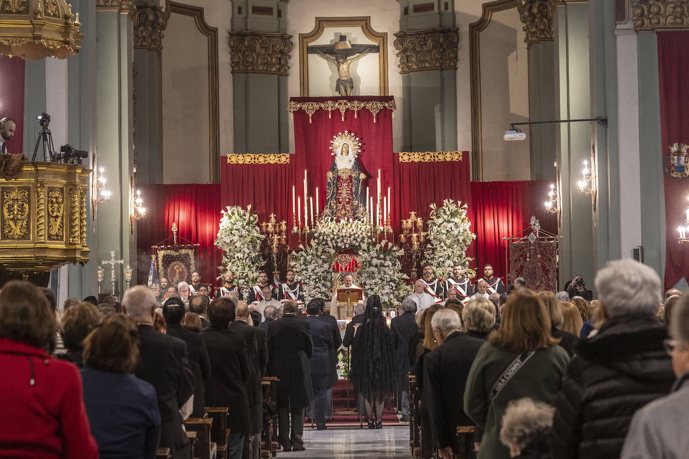 Las imágenes de la Salve Grande a la Virgen del Primer Dolor en Cartagena