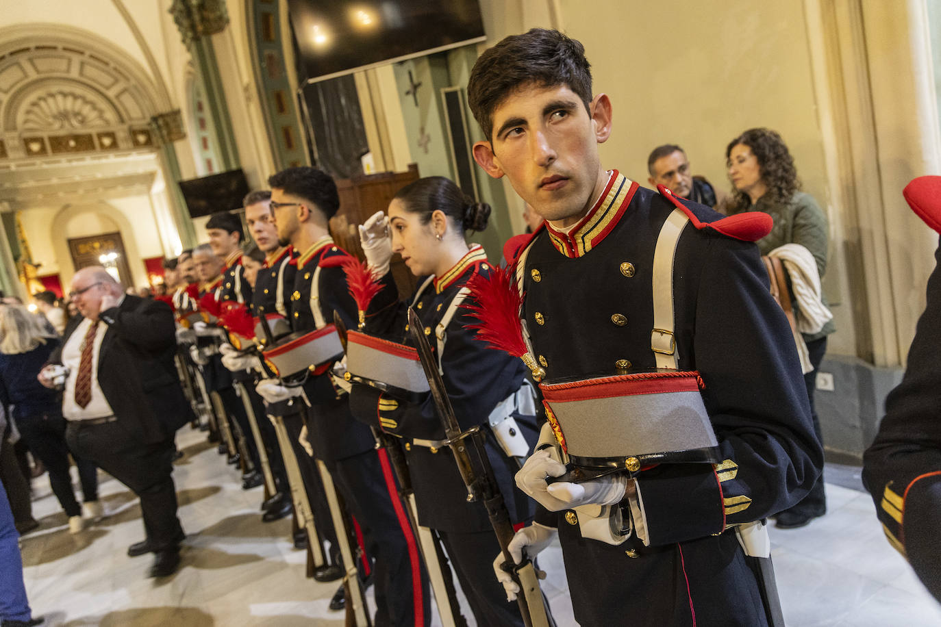 Las imágenes de la Salve Grande a la Virgen del Primer Dolor en Cartagena