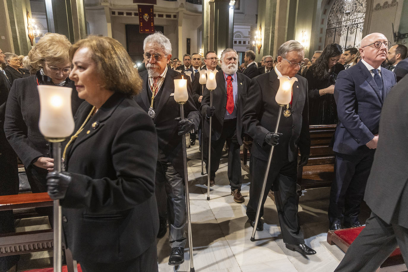 Las imágenes de la Salve Grande a la Virgen del Primer Dolor en Cartagena