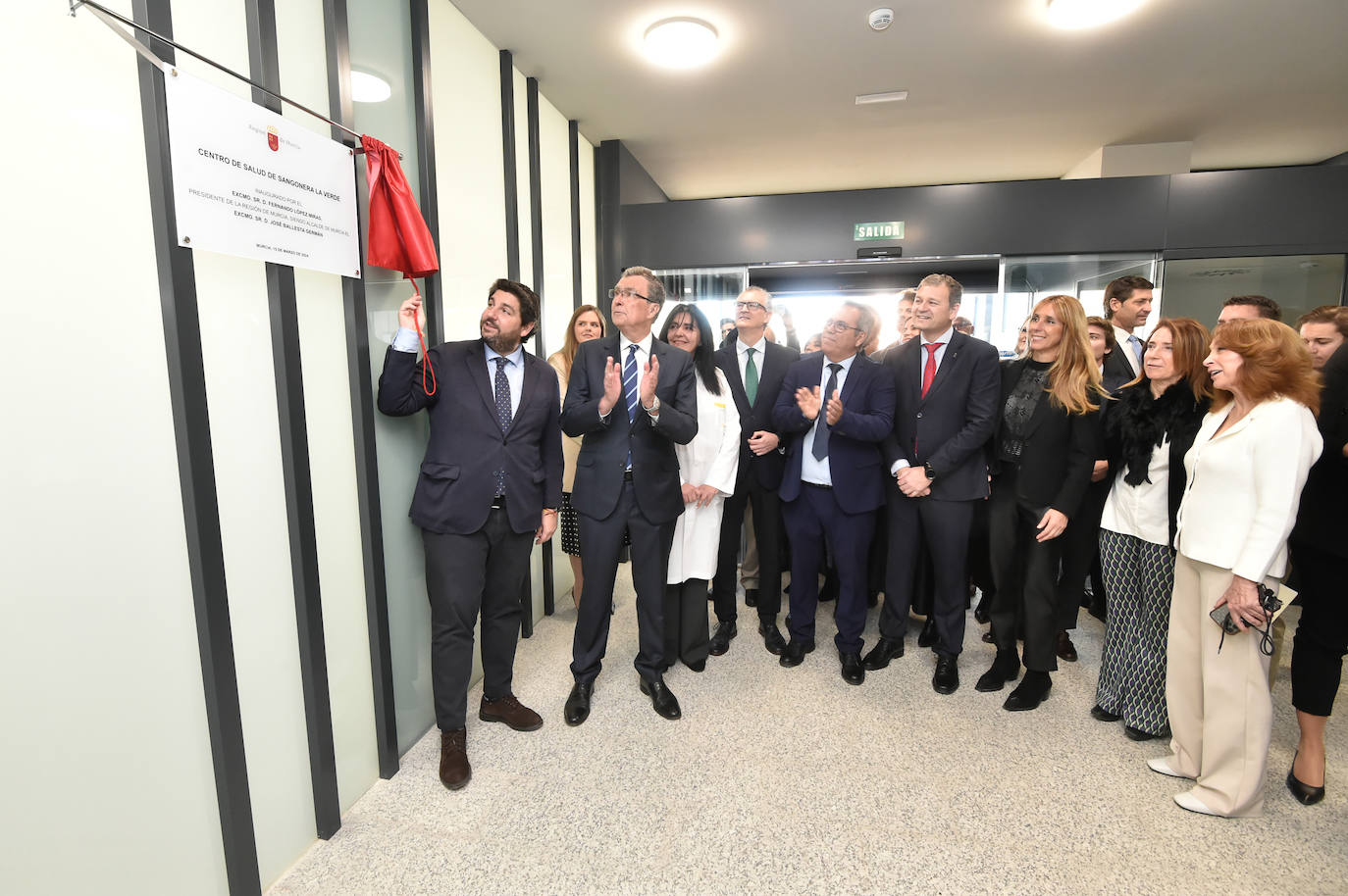 La inauguración del centro de salud de Sangonera la Verde