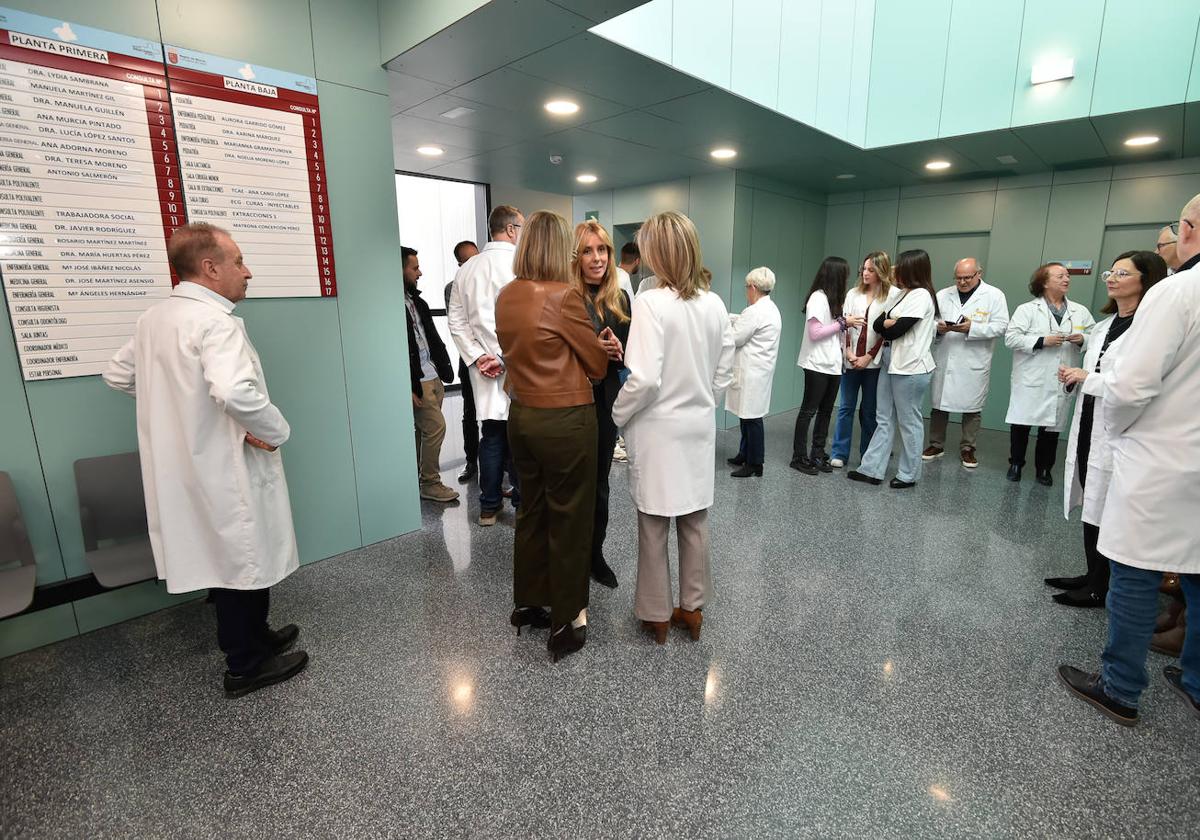 La inauguración del centro de salud de Sangonera la Verde