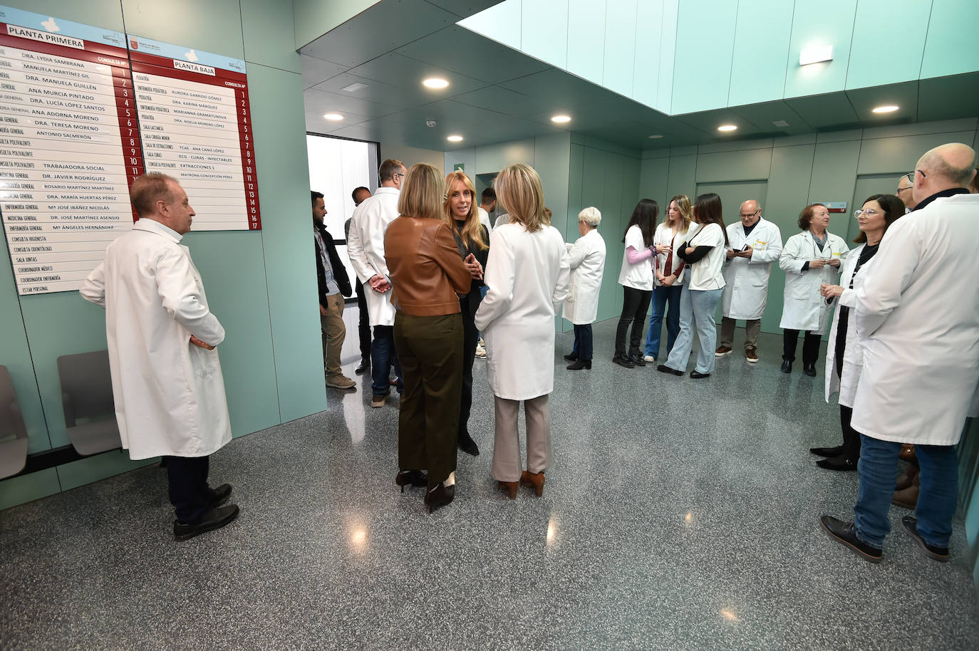 La inauguración del centro de salud de Sangonera la Verde