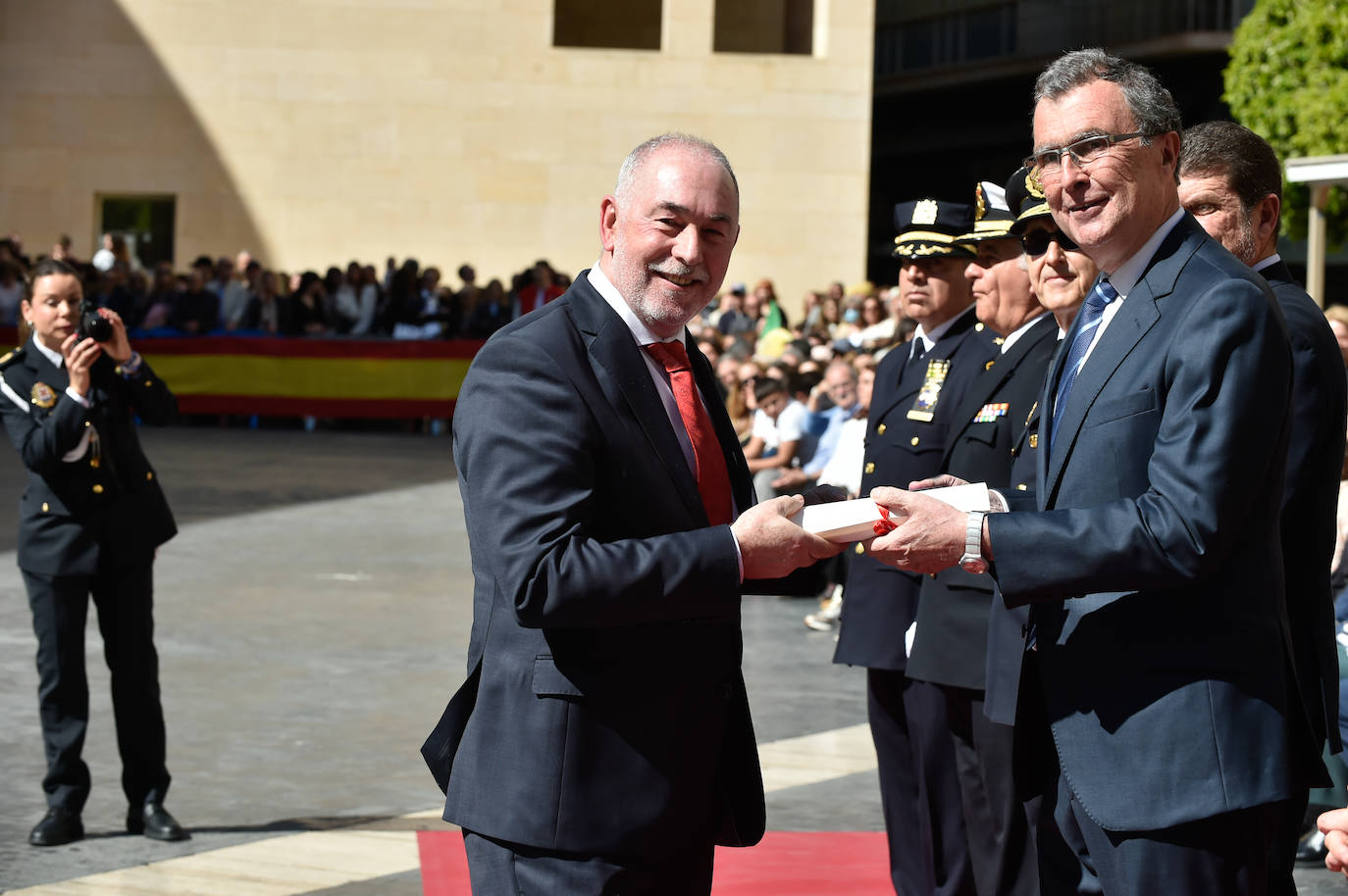 Las fotos del acto institucional de San Patricio en Murcia