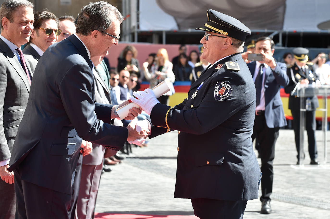 Las fotos del acto institucional de San Patricio en Murcia