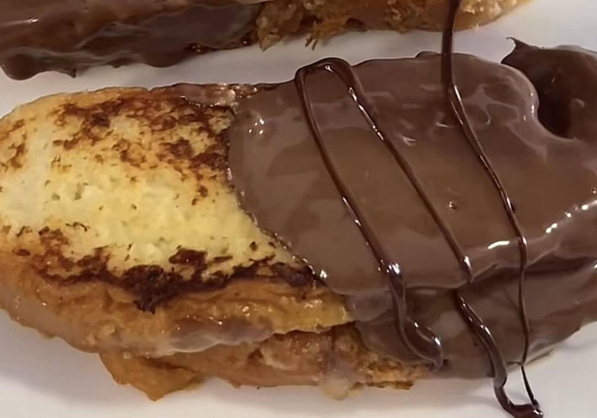 Torrijas de Kinder.