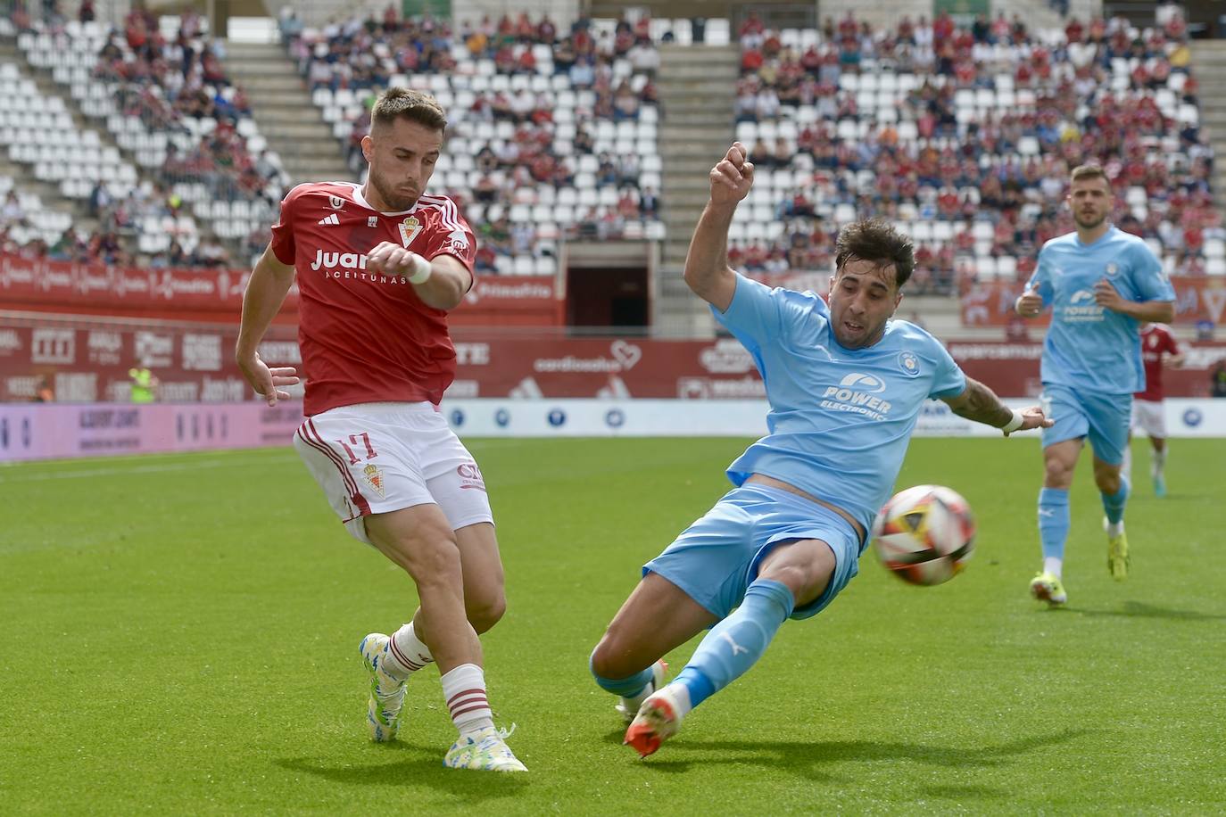 El empate del Real Murcia frente al Ibiza, en imágenes