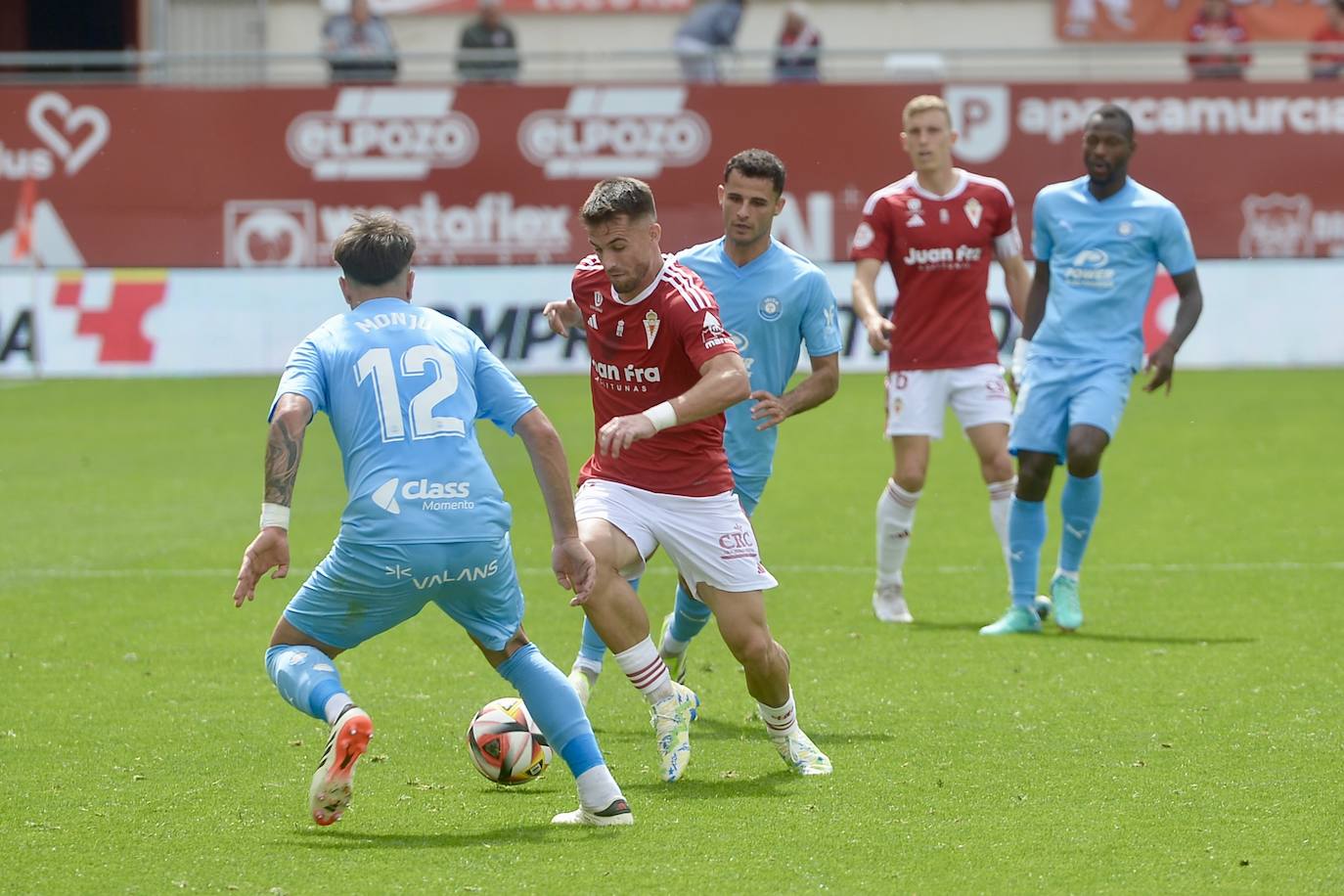 El empate del Real Murcia frente al Ibiza, en imágenes