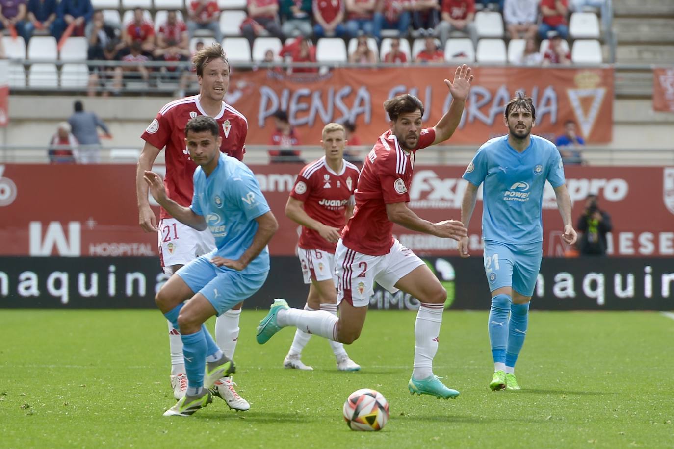 El empate del Real Murcia frente al Ibiza, en imágenes