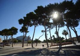 Zona de actuación para la renaturalización de la Rambla Sur.