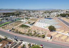 Vista aérea del nuevo parque de La Siesta.