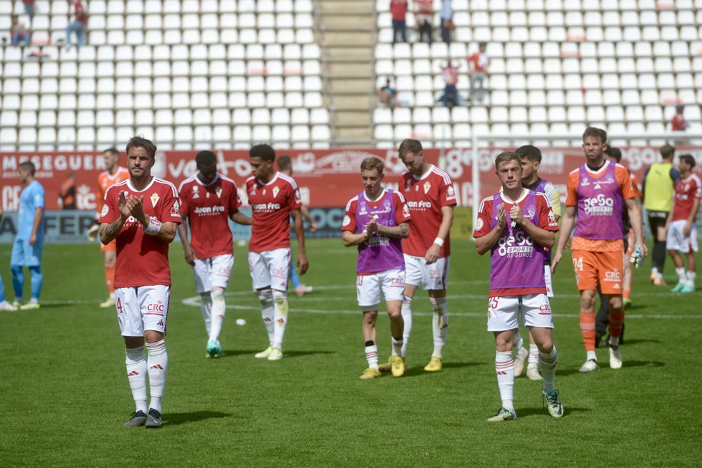 El empate del Real Murcia frente al Ibiza, en imágenes