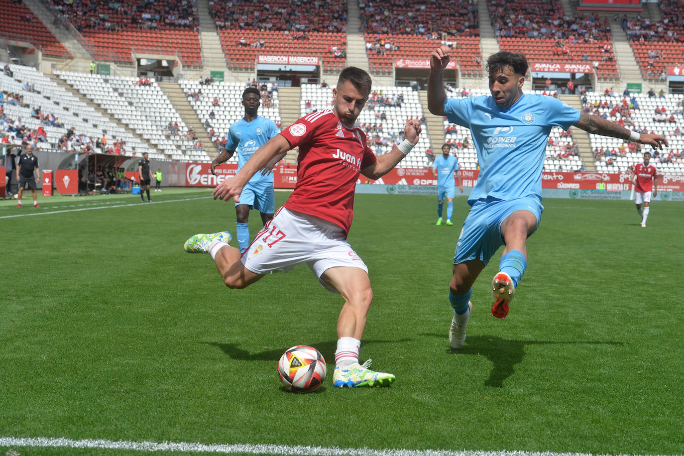 El empate del Real Murcia frente al Ibiza, en imágenes