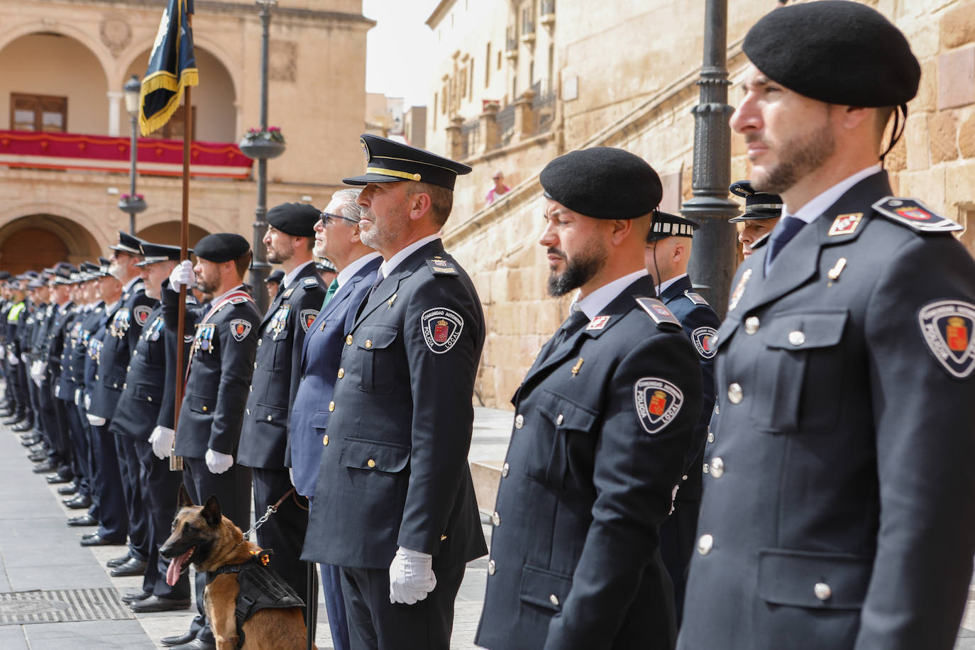 La celebración del día de San Patricio de la Policía Local de Lorca, en imágenes