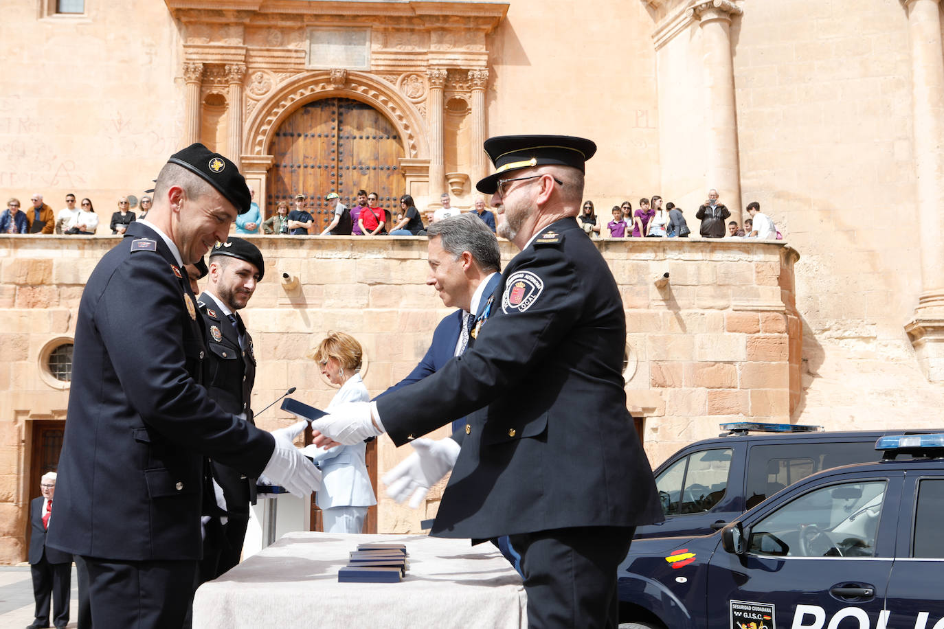 La celebración del día de San Patricio de la Policía Local de Lorca, en imágenes