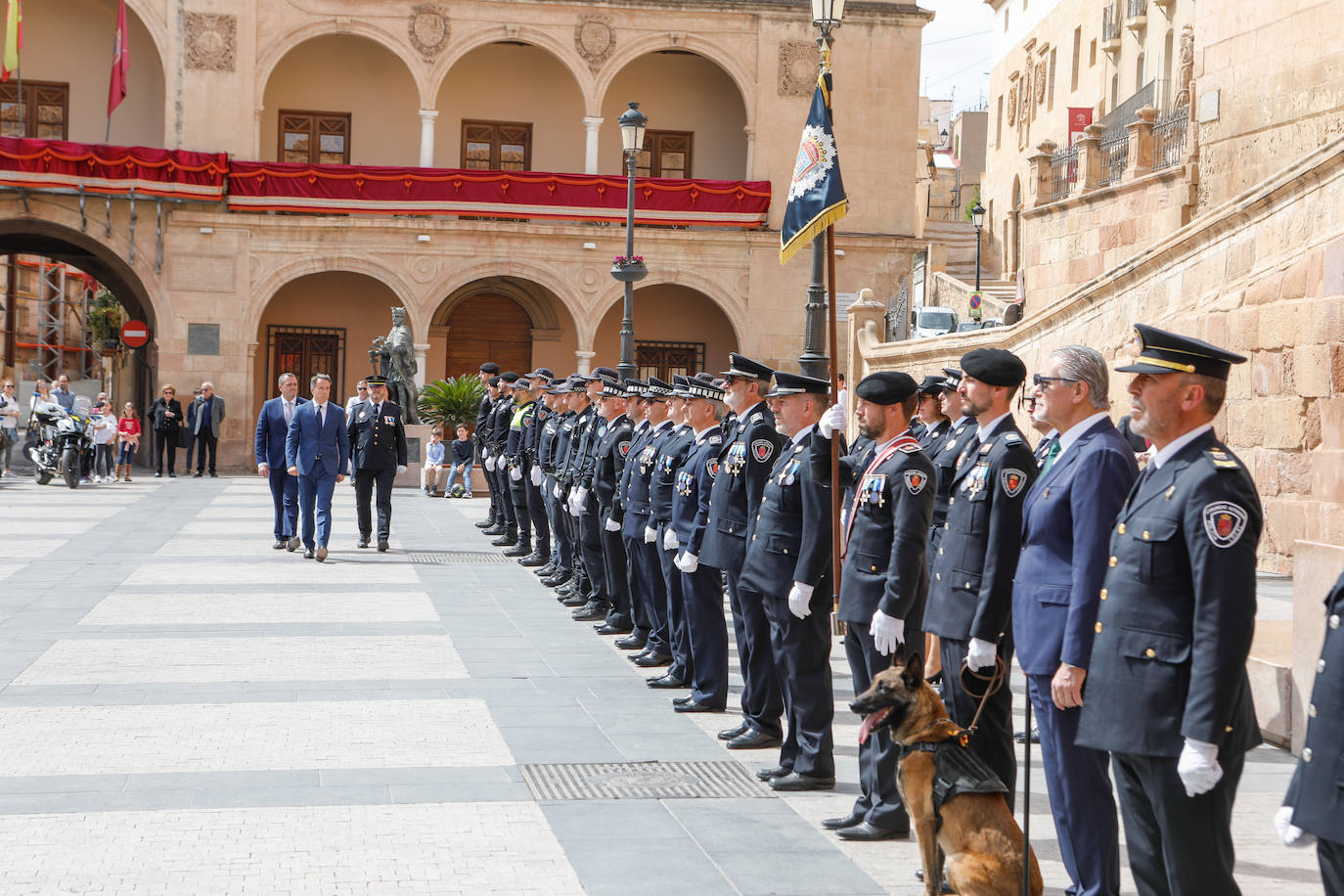 La celebración del día de San Patricio de la Policía Local de Lorca, en imágenes