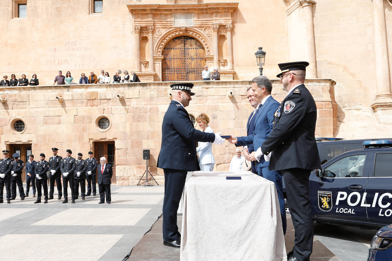 La celebración del día de San Patricio de la Policía Local de Lorca, en imágenes