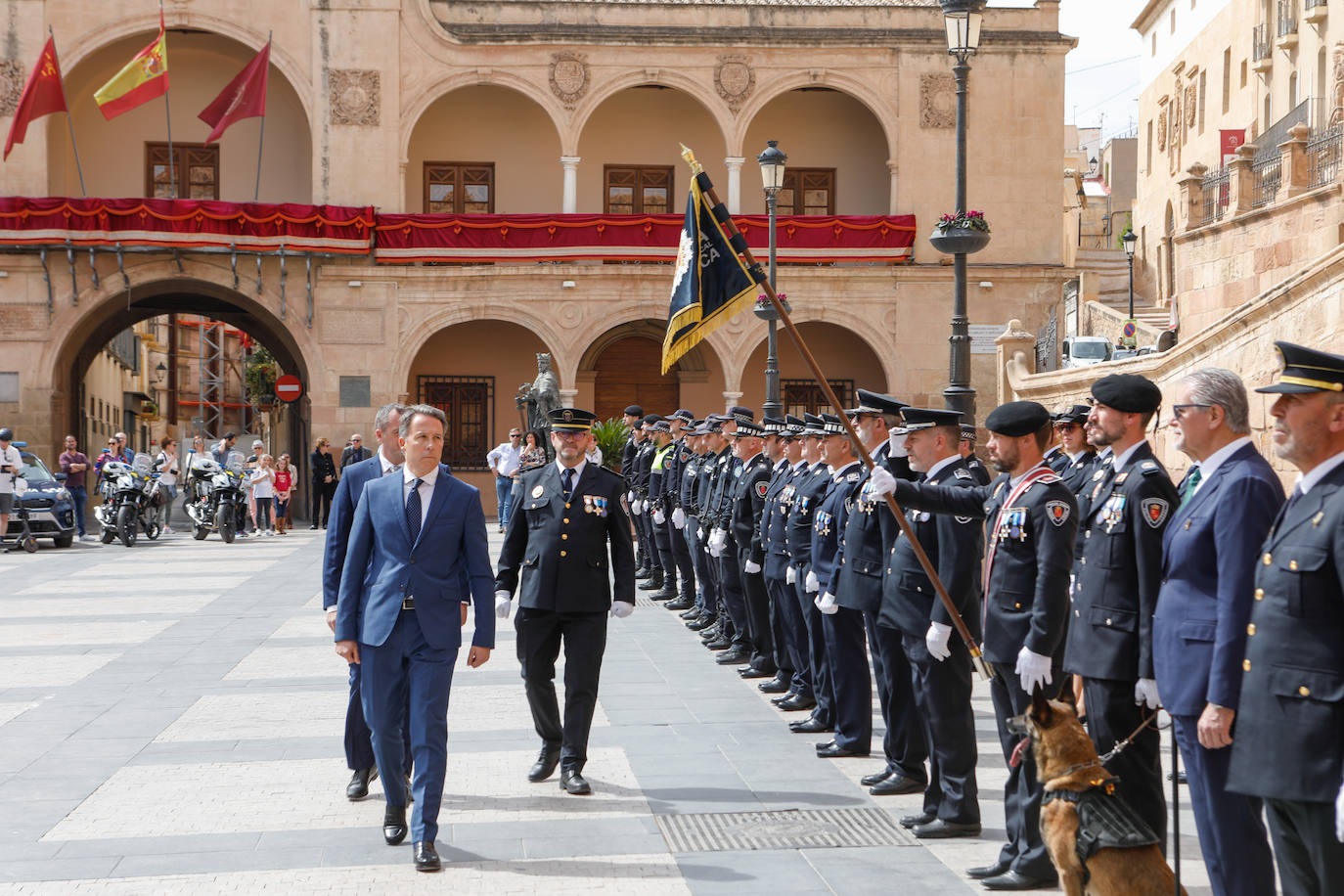 La celebración del día de San Patricio de la Policía Local de Lorca, en imágenes