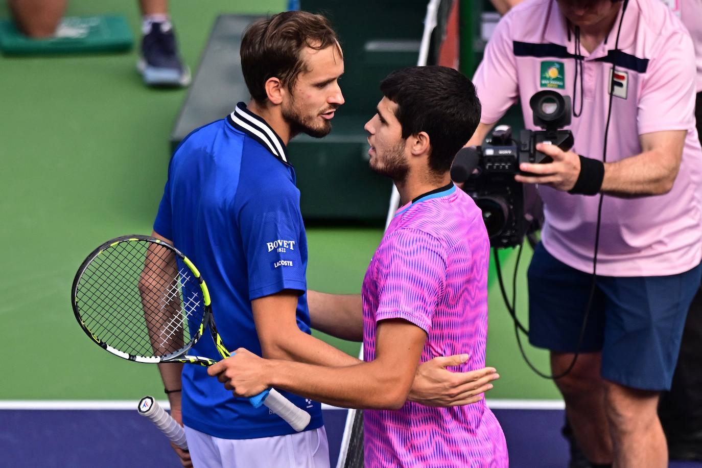 Las imágenes de la final de Indian Wells entre Carlos Alcaraz y Daniil Medvedev