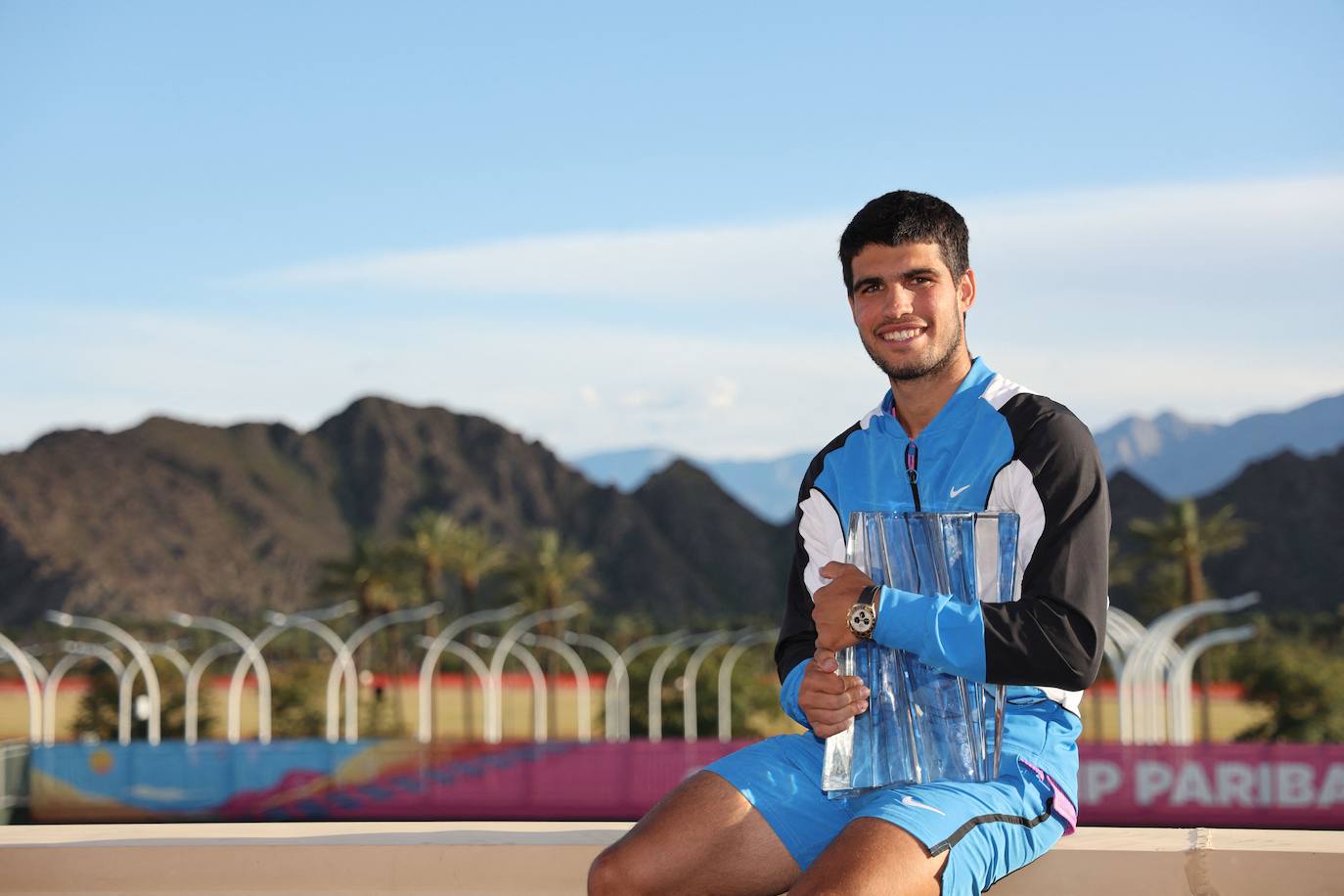 Las imágenes de la final de Indian Wells entre Carlos Alcaraz y Daniil Medvedev