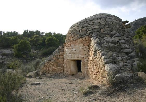Cuco de Zacarías, en Jumilla, ejemplo de la arquitectura en piedra seca.